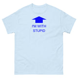 I'm with Stupid (Blue Print) T-Shirt