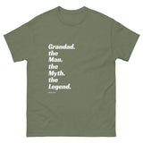 Grandad. the Man. the Myth. the Legend T-shirt