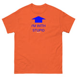 I'm with Stupid (Blue Print) T-Shirt