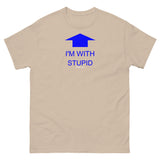 I'm with Stupid (Blue Print) T-Shirt