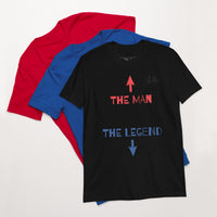 The Man The Legend Short-Sleeve Unisex T-Shirt